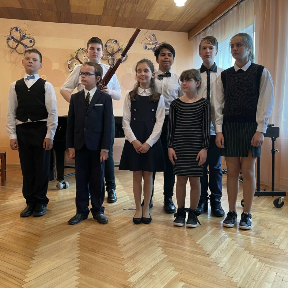 Audzēkņu vakarā audzēkņi, kuri uzstājās