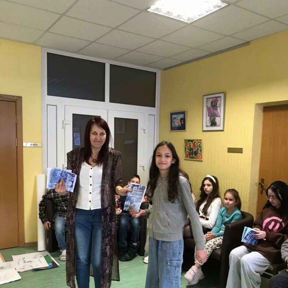 Vizuāli plastiskās mākslas programmas audzēkņu sveikšana I semestra noslēguma pasākumā