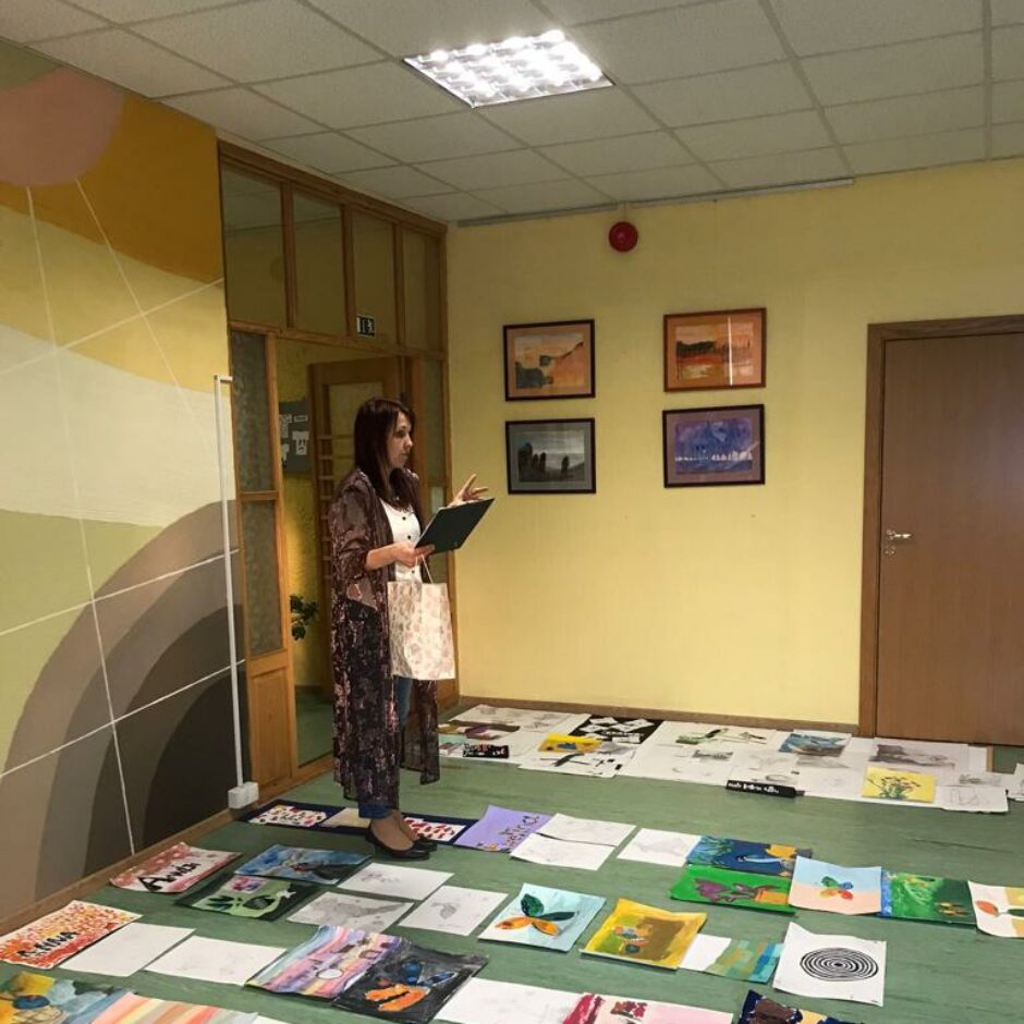 Vizuāli plastiskās mākslas programmas audzēkņu sveikšana I semestra noslēguma pasākumā