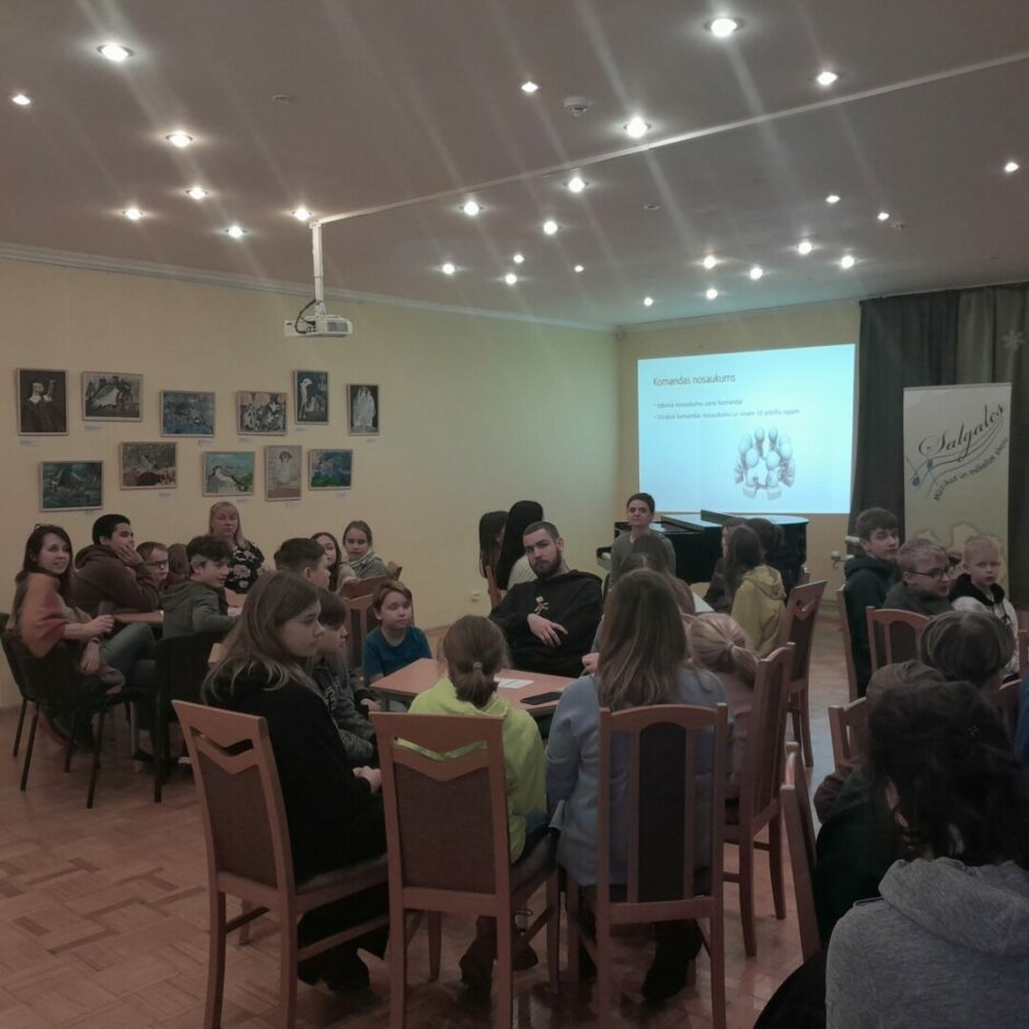 Dalībnieki pasākumā 